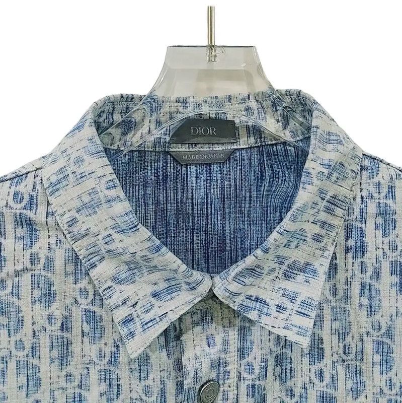 Dior Dior Light Blue Cotton Women's Shirt 0089 Size M / US 6-8 / IT 42-44 - 3 Thumbnail