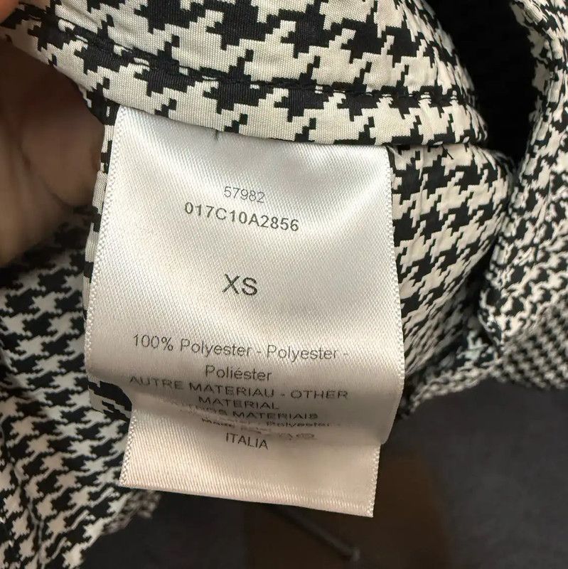Dior Dior Black and White Checkered Women's Jacket 0089 Size XS / US 0-2 / IT 36-38 - 4 Thumbnail