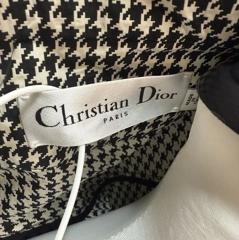 Dior Dior Black and White Checkered Women's Jacket 0089 Size XS / US 0-2 / IT 36-38 - 3 Thumbnail