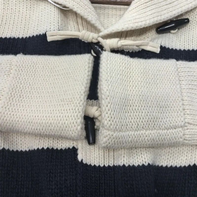 Dior Dior Women's White Wool Striped Coat 0089 Size S / US 4 / IT 40 - 4 Thumbnail
