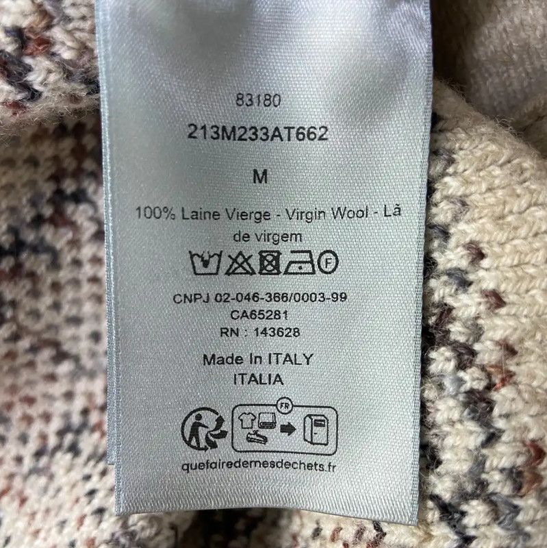 Dior Dior Beige Wool Women's Sweater 0089 Size M / US 6-8 / IT 42-44 - 5 Thumbnail