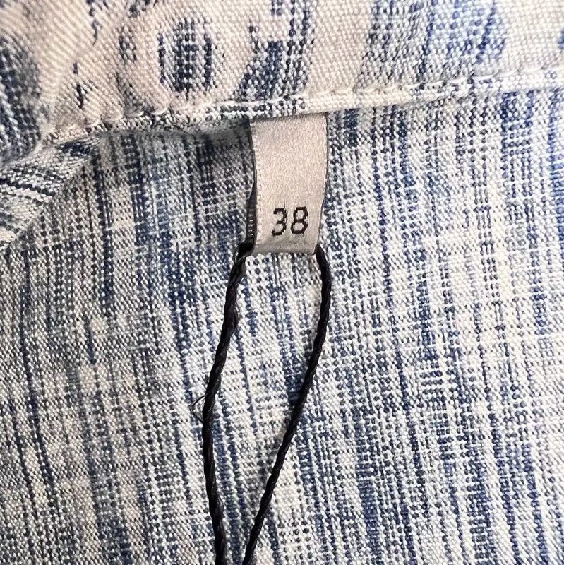 Dior Dior Light Blue Cotton Women's Shirt 0089 Size L / US 10 / IT 46 - 4 Thumbnail