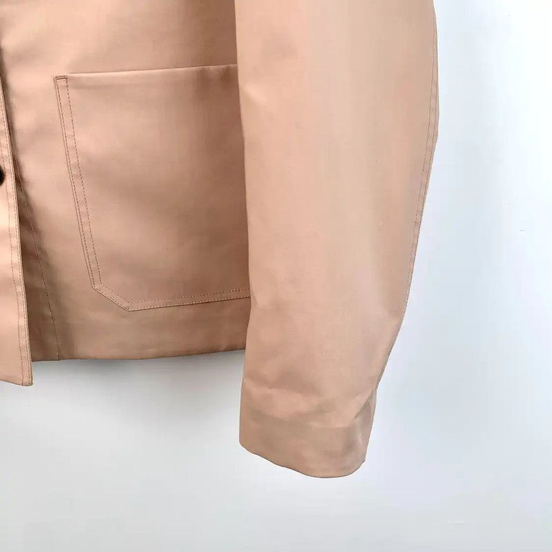 Dior Dior Beige Cotton Women's Jacket 0089 Size XS / US 0-2 / IT 36-38 - 3 Thumbnail