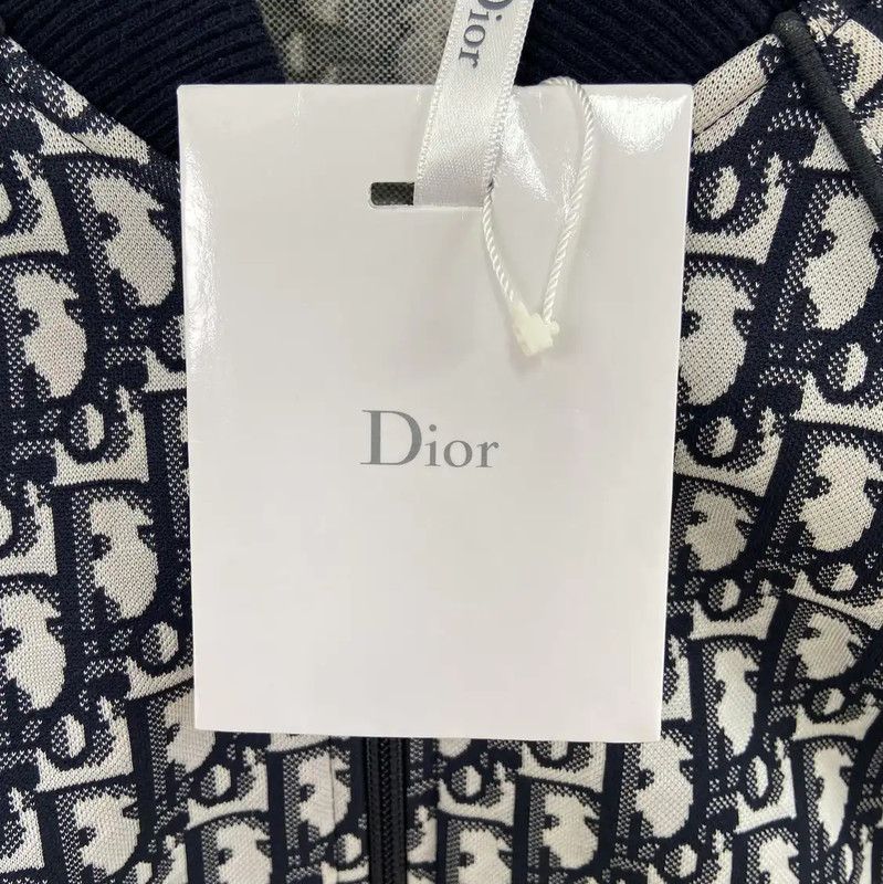 Dior Dior Blue Printed Women's Jacket 0089 Size XS / US 0-2 / IT 36-38 - 6 Thumbnail