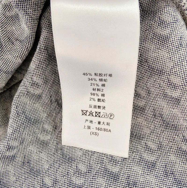 Dior Dior Blue Printed Women's Jacket 0089 Size XS / US 0-2 / IT 36-38 - 7 Thumbnail