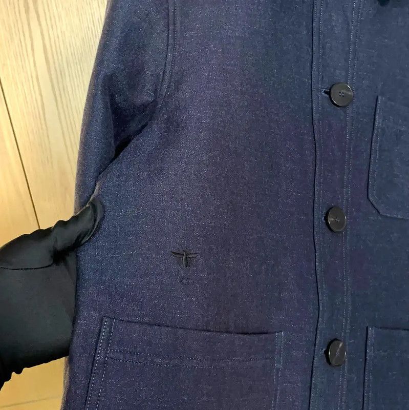 Dior Dior Blue Cotton Embroidered Women's Jacket 0089 Size S / US 4 / IT 40 - 6 Thumbnail