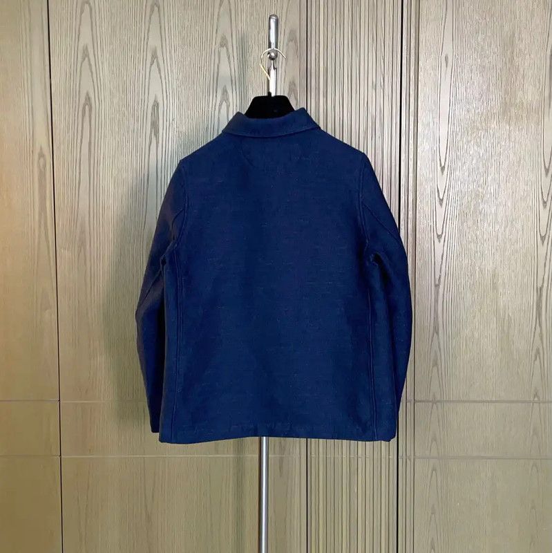 Dior Dior Blue Cotton Embroidered Women's Jacket 0089 Size S / US 4 / IT 40 - 2 Thumbnail