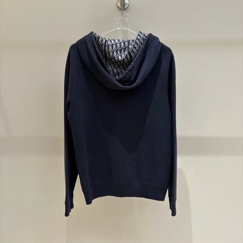 Dior Dior Women's Long Sleeve Cardigan in Deep Blue 0089 Size L / US 10 / IT 46 - 2 Thumbnail