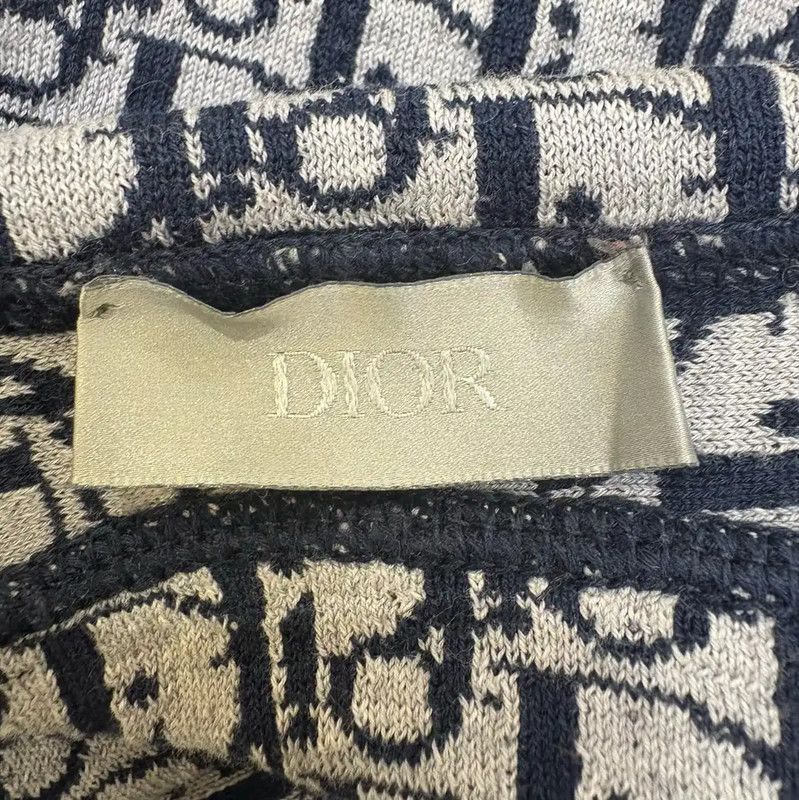 Dior Dior Women's Long Sleeve Cardigan in Deep Blue 0089 Size L / US 10 / IT 46 - 7 Thumbnail