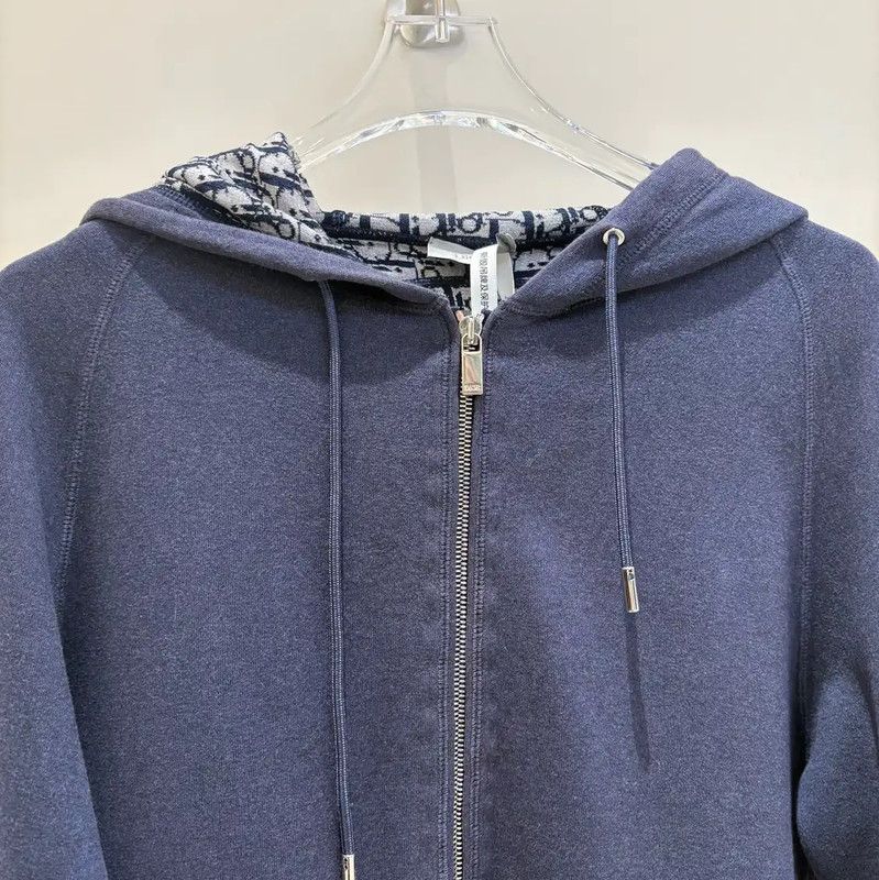 Dior Dior Women's Long Sleeve Cardigan in Deep Blue 0089 Size L / US 10 / IT 46 - 3 Thumbnail