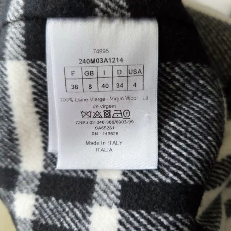 Dior Dior Gray Cashmere Women's Coat Size XS 0089 Size XS / US 0-2 / IT 36-38 - 4 Thumbnail