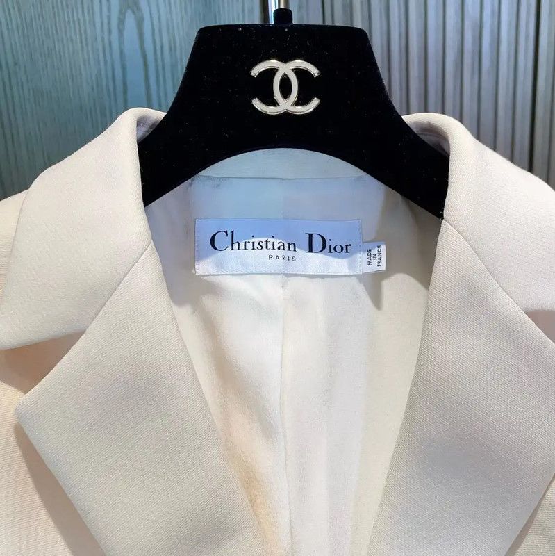 Dior Dior White Wool Blend Women's Jacket 0089 Size M / US 6-8 / IT 42-44 - 8 Thumbnail