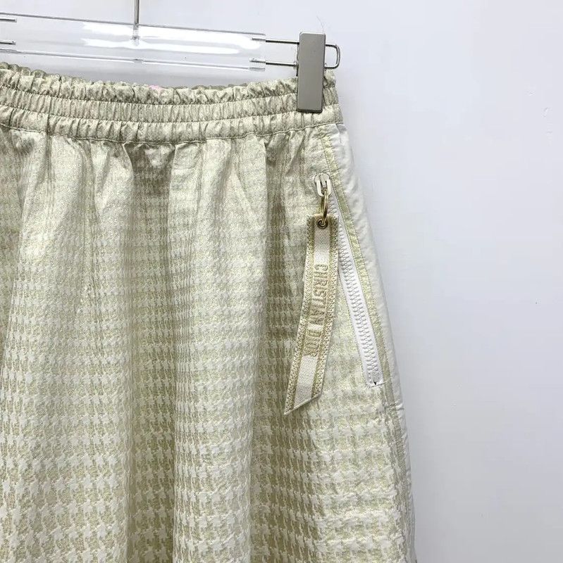 Dior Dior Beige Women's Half Skirt 0089 Size 23" - 3 Thumbnail