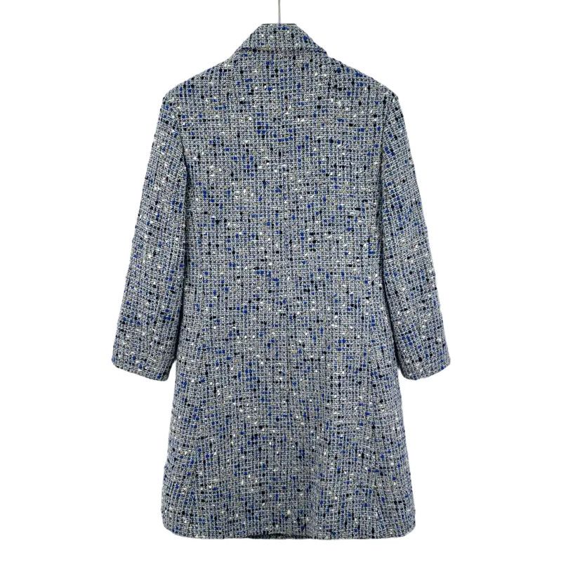 Dior Dior Blue Wool Jacket for Women 0089 Size XS / US 0-2 / IT 36-38 - 2 Thumbnail