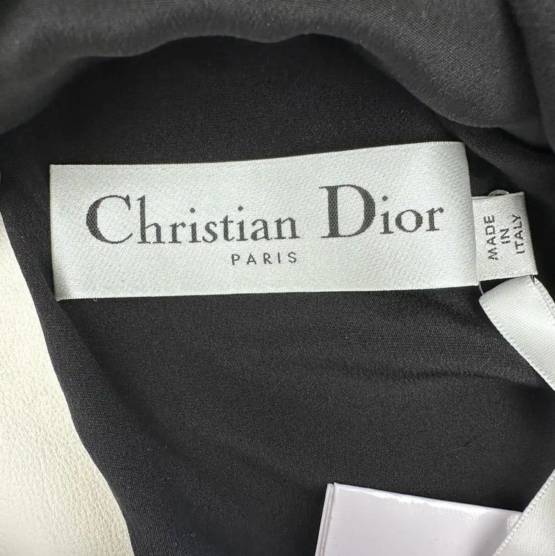 Dior Dior Women's Cream Leather Jacket 0089 Size M / US 6-8 / IT 42-44 - 3 Thumbnail