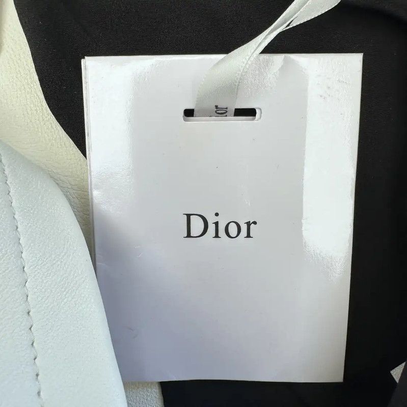 Dior Dior Women's Cream Leather Jacket 0089 Size M / US 6-8 / IT 42-44 - 4 Thumbnail