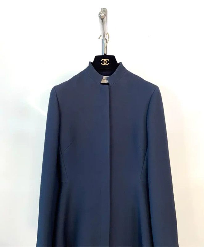 Dior Dior Wool Blend Mid-Length Women's Coat 0089 Size S / US 4 / IT 40 - 3 Thumbnail