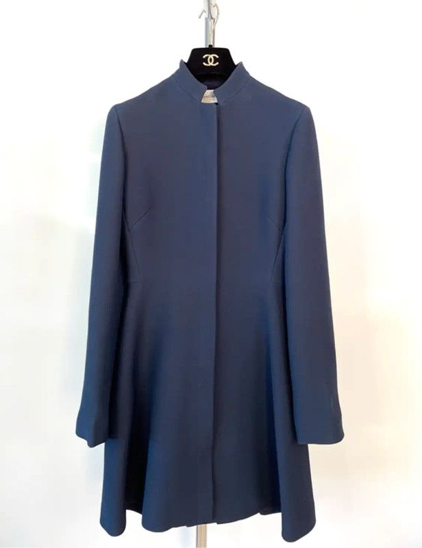 Dior Dior Wool Blend Mid-Length Women's Coat 0089 Size S / US 4 / IT 40 - 4 Thumbnail