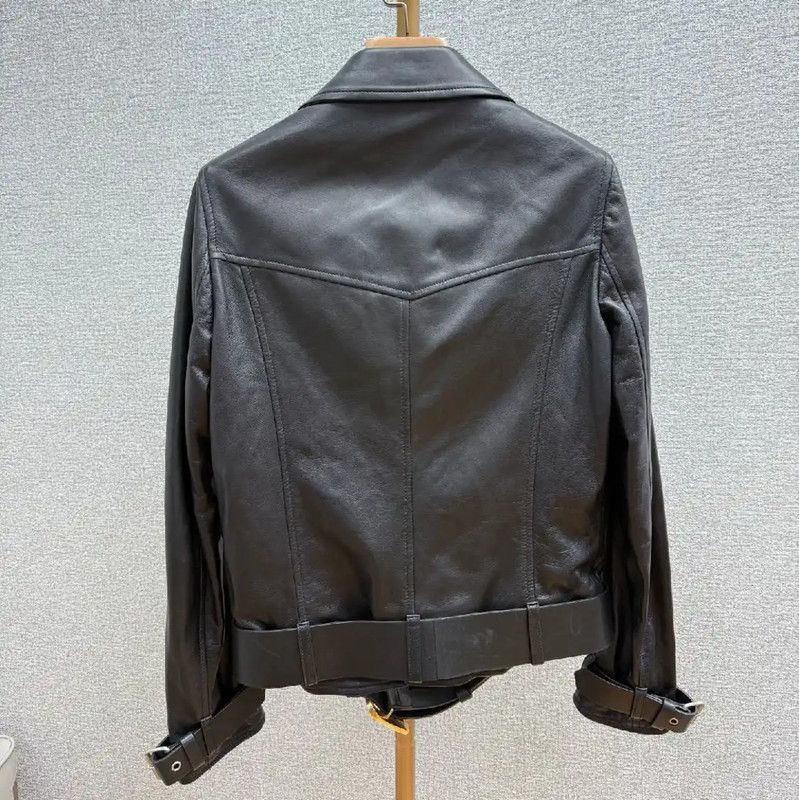 Dior Dior Black Leather Women's Jacket 0089 Size S / US 4 / IT 40 - 2 Thumbnail