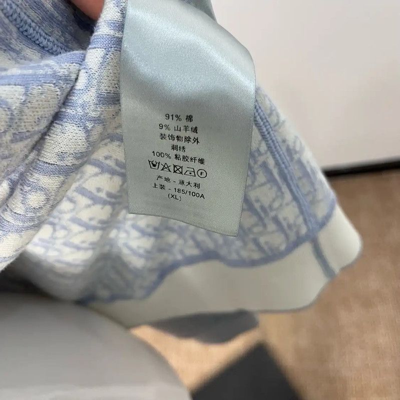 Dior Dior Blue Women's Hoodie in XL Size 0089 Size XL / US 12-14 / IT 48-50 - 4 Thumbnail