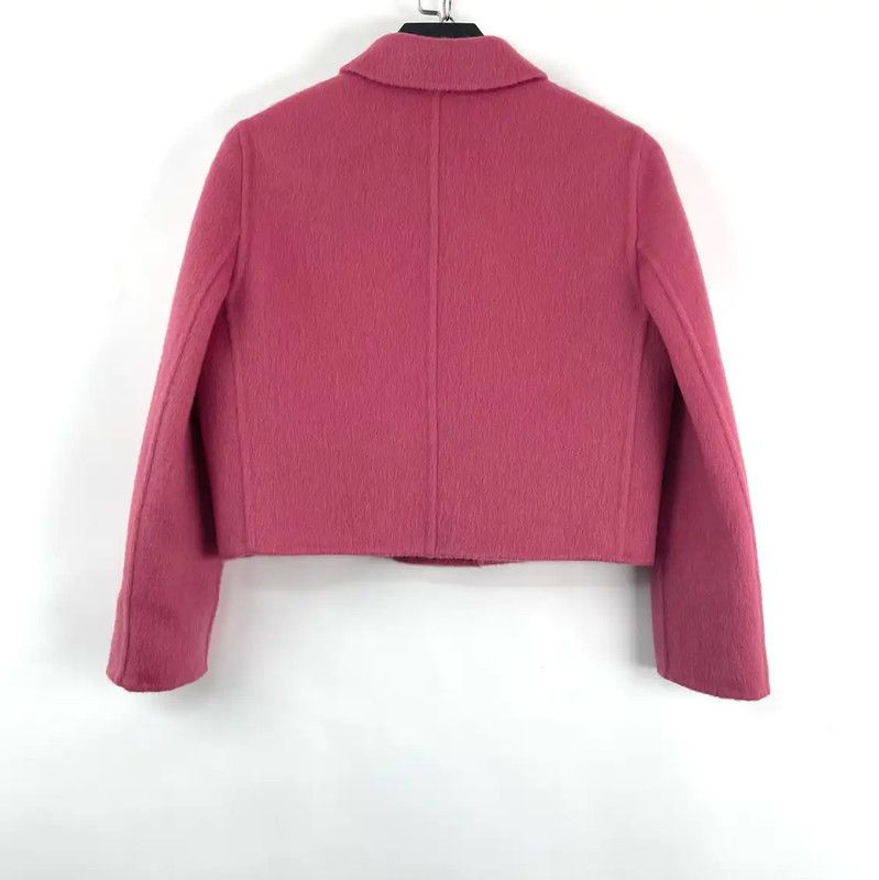 Dior Dior Women's Pink Wool Jacket for Spring/Fall 0089 Size XS / US 0-2 / IT 36-38 - 2 Thumbnail