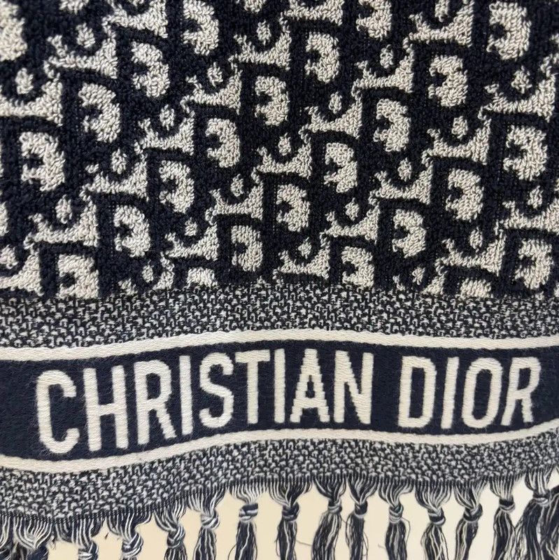 Dior Dior Sleeveless Long Hoodie in Deep Blue 0089 Size ONE SIZE - 5 Thumbnail