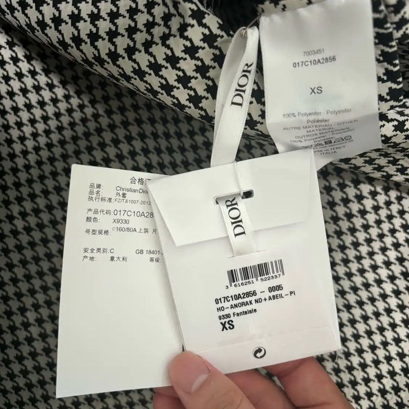 Dior Dior Black Patterned Women's Jacket 0089 Size XS / US 0-2 / IT 36-38 - 5 Thumbnail