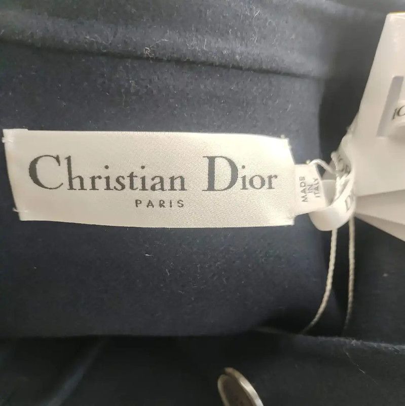 Dior Dior Women's Wool Jacket in Navy Blue 0089 Size M / US 6-8 / IT 42-44 - 3 Thumbnail
