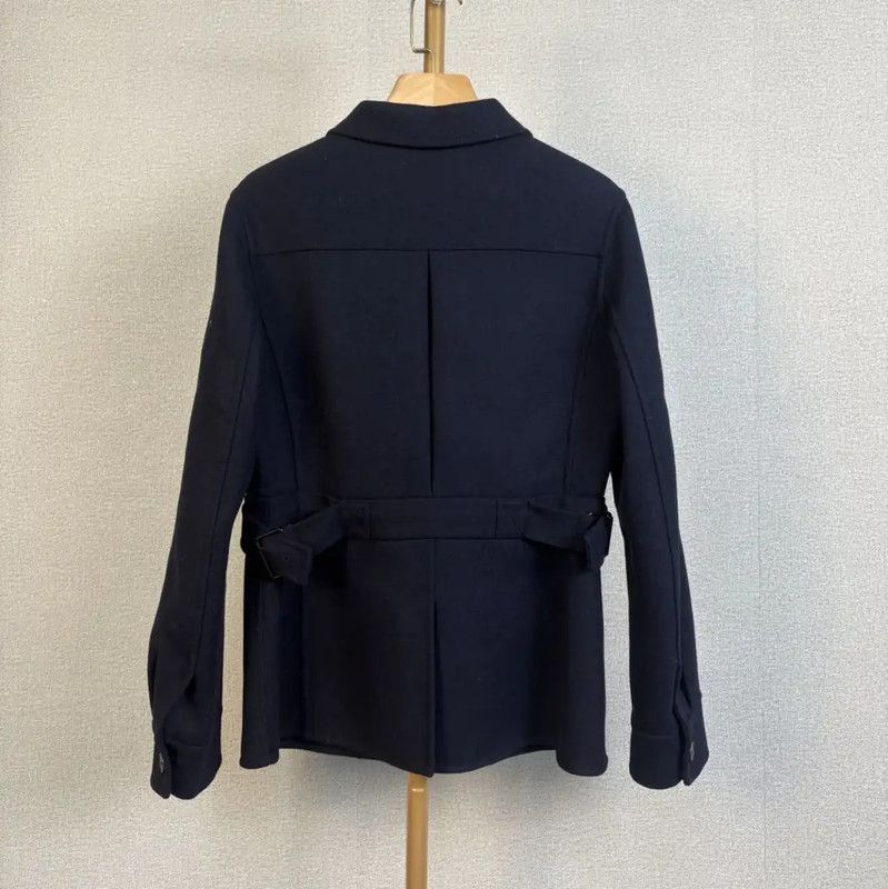 Dior Dior Women's Wool Jacket in Navy Blue 0089 Size M / US 6-8 / IT 42-44 - 2 Thumbnail