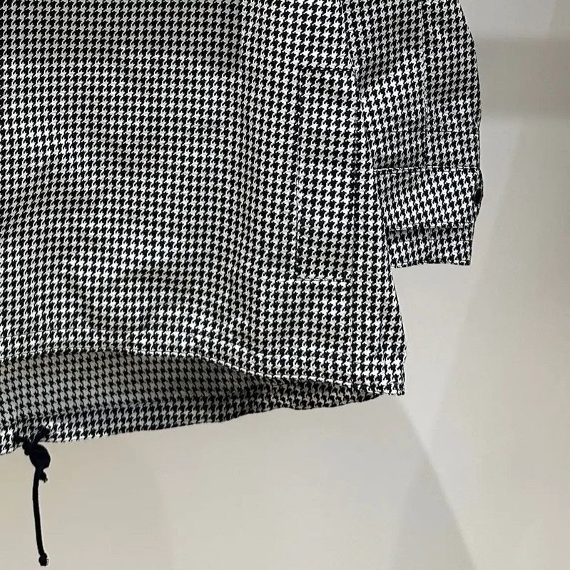 Dior Dior Black Polyester Checkered Women's Jacket 0089 Size XS / US 0-2 / IT 36-38 - 3 Thumbnail