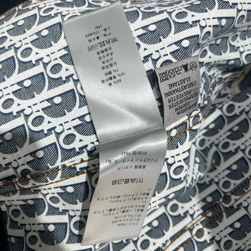 Dior Dior Blue Cotton Jacket for Women, Size XXL 0089 Size XXL / US 16-18 / IT 52-54 - 5 Thumbnail
