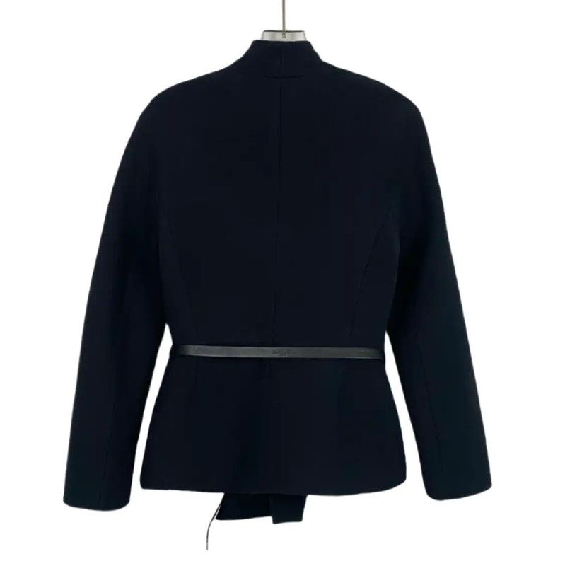 Dior Dior Black Wool Women's Jacket XS Size 0089 Size XS / US 0-2 / IT 36-38 - 2 Thumbnail