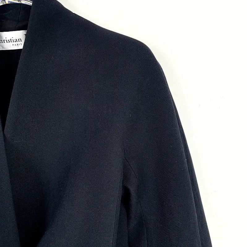 Dior Dior Black Wool Women's Jacket XS Size 0089 Size XS / US 0-2 / IT 36-38 - 3 Thumbnail