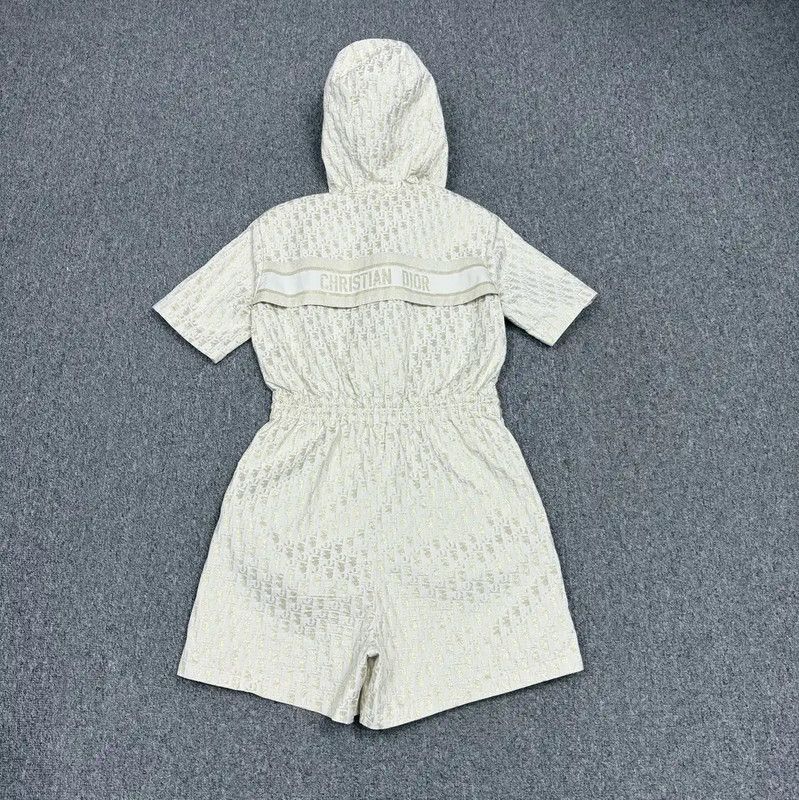 Dior Dior White Cotton Women's Dress Size S 0089 Size S / US 4 / IT 40 - 2 Thumbnail