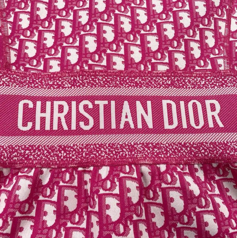 Dior Dior Sleeveless Pink Nylon Dress 0089 Size M / US 6-8 / IT 42-44 - 4 Thumbnail