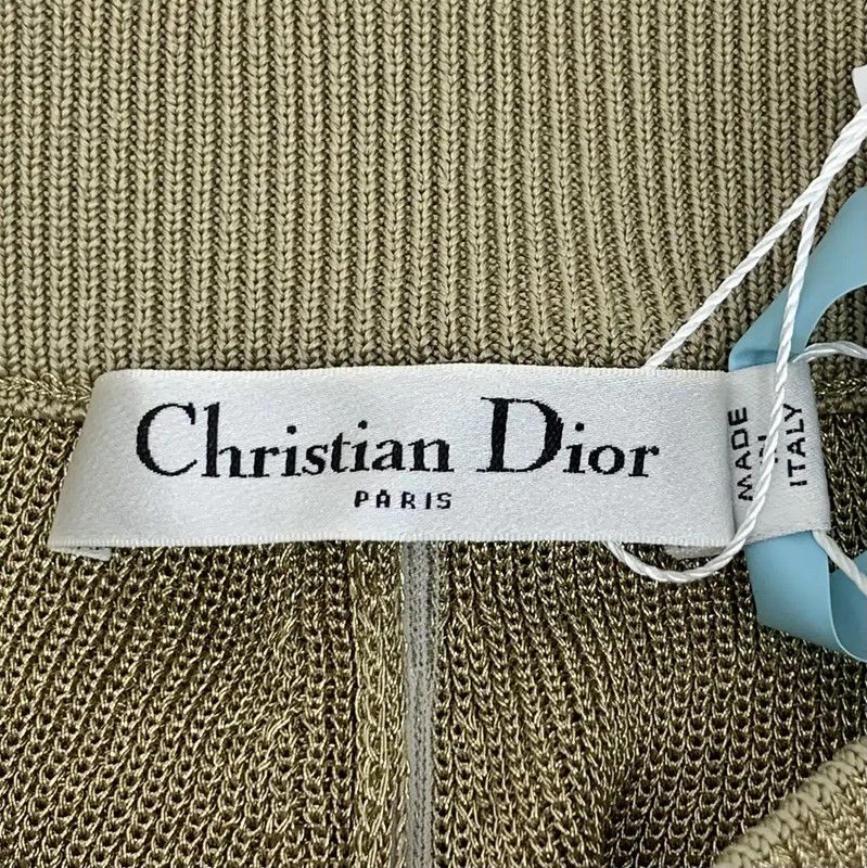 Dior Dior Gold Stretch Pullover Top for Women 0089 Size XS / US 0-2 / IT 36-38 - 9 Thumbnail