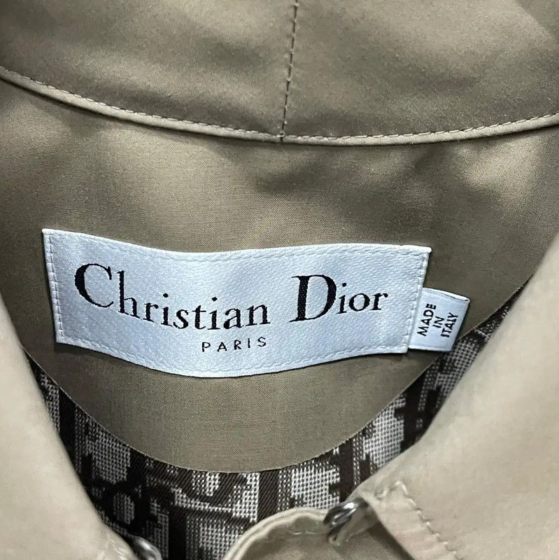 Dior Dior Khaki Cotton Embroidered Jacket 0089 Size ONE SIZE - 8 Thumbnail