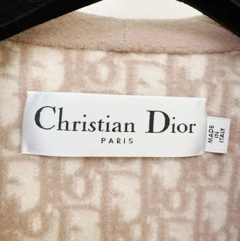 Dior Dior Pink Wool Women's Coat 0089 Size S / US 4 / IT 40 - 2 Thumbnail