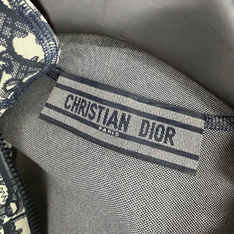 Dior Dior Deep Gray Cotton Dress for Women 0089 Size XXS / US 00 / IT 34 - 4 Thumbnail