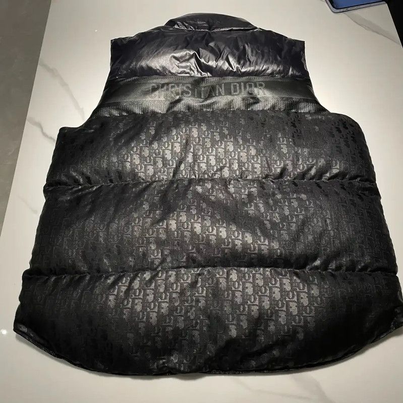 Dior Dior Black Padded Women's Vest 0089 Size L / US 10 / IT 46 - 2 Thumbnail