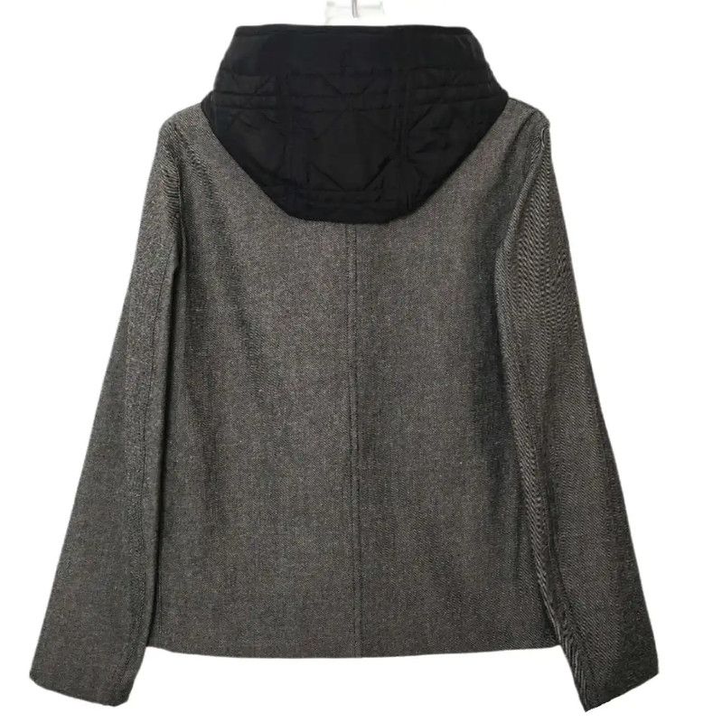 Dior Dior Gray Silk Women's Jacket 0089 Size M / US 6-8 / IT 42-44 - 2 Thumbnail