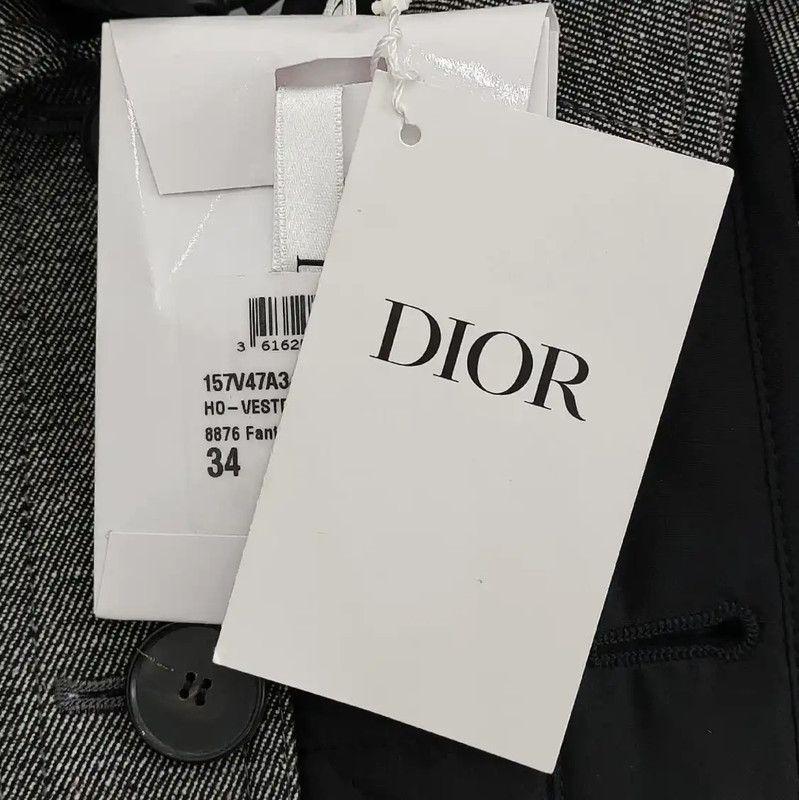 Dior Dior Gray Silk Women's Jacket 0089 Size M / US 6-8 / IT 42-44 - 6 Thumbnail