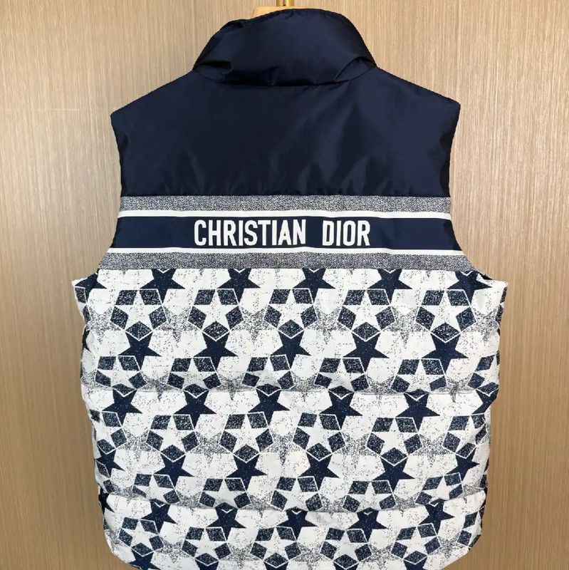 Dior Dior Color Block Women's Padded Vest 0089 Size M / US 6-8 / IT 42-44 - 2 Thumbnail