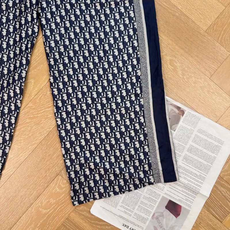 Dior Dior Navy Women's Casual Pants 0089 Size 22" - 5 Thumbnail