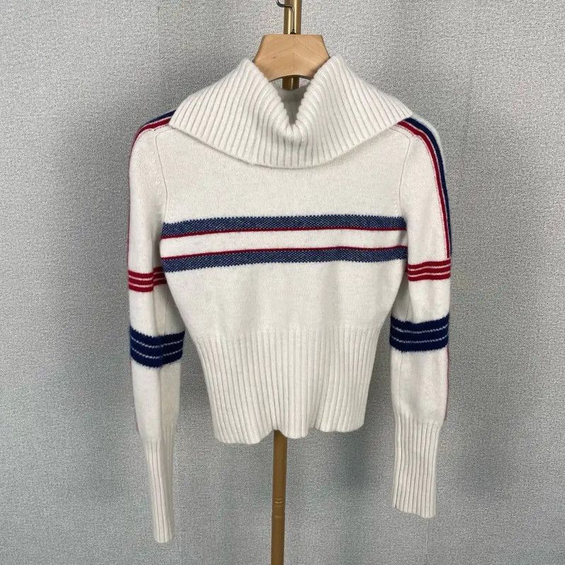 Dior Dior Women's White Wool Pullover Sweater 0089 Size S / US 4 / IT 40 - 2 Thumbnail