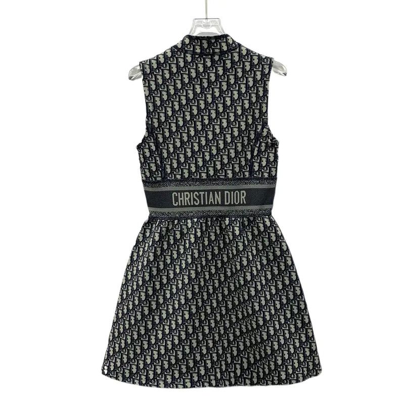 Dior Dior Color-Blocked Nylon Women's Dress 0089 Size XXS / US 00 / IT 34 - 2 Thumbnail