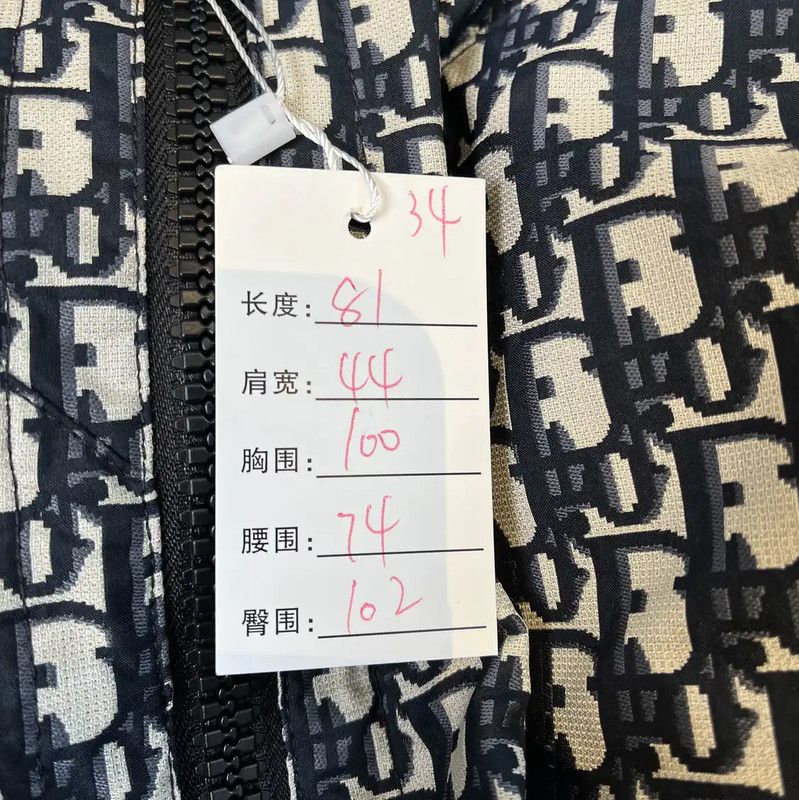 Dior Dior Black Printed Long Sleeve Short Dress 0089 Size XS / US 0-2 / IT 36-38 - 6 Thumbnail