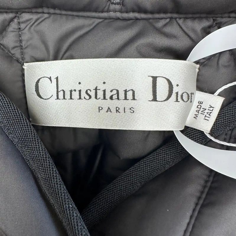 Dior Dior Black Women's Quilted Cotton Jacket 0089 Size M / US 6-8 / IT 42-44 - 3 Thumbnail