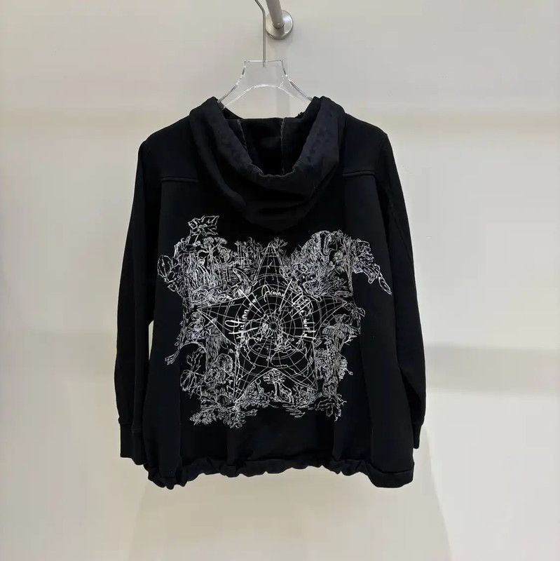 Dior Dior Black Cotton Women's Jacket 0089 Size S / US 4 / IT 40 - 2 Thumbnail