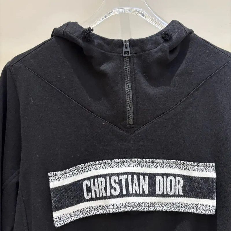 Dior Dior Black Cotton Women's Jacket 0089 Size S / US 4 / IT 40 - 3 Thumbnail